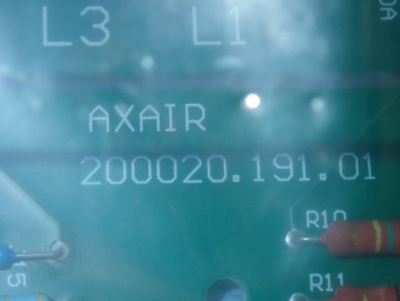 Плата AXAIR 200020.191.01 модуля питания V10-30 P10 400-415V/3 MK5 пароувлажнителя Defensor Visual