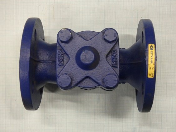 Клапан обратный чугунный фланцевый V287-040 DN40 PN16 EN-JL1040 серый чугун Tмакс.=300гр.С