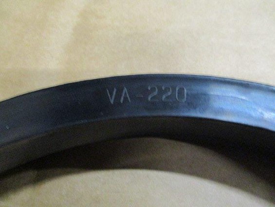 Уплотнение торцовое V-Seal VA-220 NBR VA-Ring 198х228х14.3/25 защиты от пыли грязи