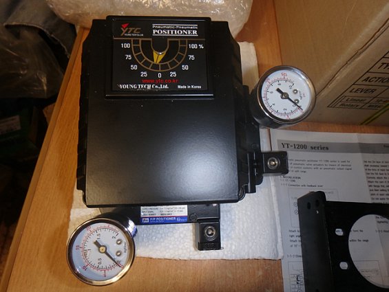 Позиционер пневматический P/P POSITIONER Yt-1200RD531S0 AIR CONNECTION (N)PT-1/4 SUPPLY PRESSURE