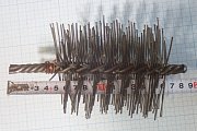 Щетка-ерш стальной Д100х110х185х4.0х1.4мм D100х110х185х4.0х1.4mm диаметр-Ф100мм длина ворса-110мм дл