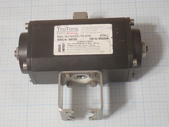 Пневмопривод TruTorg Meca-inox TDA-3-F04-STD-S MS003A0M бывший в употреблении ПОЧТИ НОВЫЙ