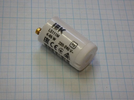Стартер для зажигания люминисцентных ламп IEK LS111M 4-65Вт 220-240В LLD111-LS-65