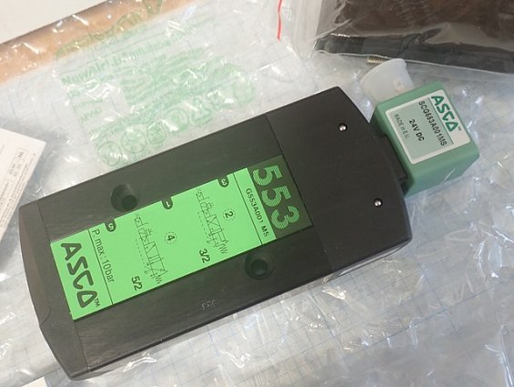 Пневмораспределитель ASCO G553A001MS в сборе с катушкой ASCO SCG553A001MS 24VDC