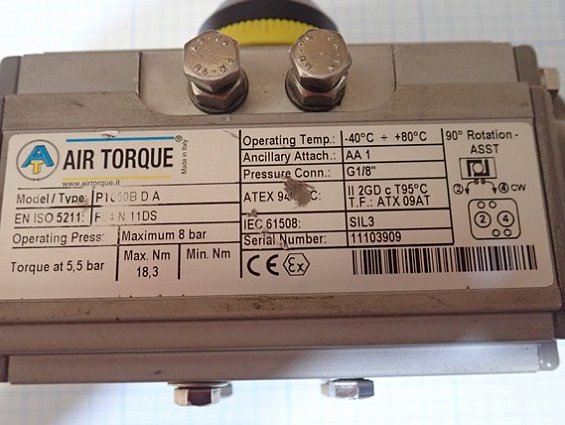 Пневмопривод AIR TORQUE PT050B-D-A F04+N+11DS