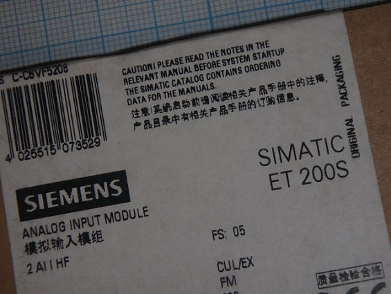 Модуль SIEMENS 6es7 134-4MB02-0AB0