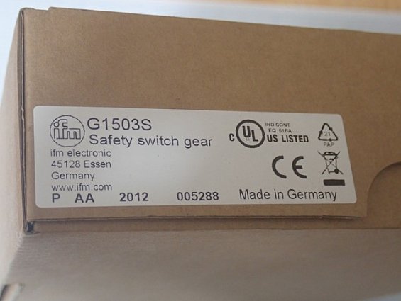 Реле безопасности ifm G1503S Safety switch gear