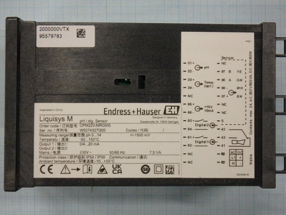 Преобразователь Endress+Hauser CPM223-MR0005 ph 0...14 4...20mA Трансмиттер Transmitter pH-метр