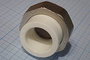 Муфта PRO AQUA PA20014 Ф25х3/4 PP-R полипропиленовая комбинированная разъемная с внутренней резьбой