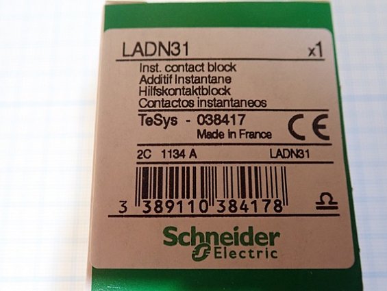 Блок дополнительных контактов LADN31 Schneider Electric
