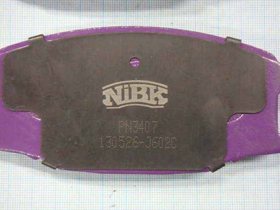 Колодки тормозные дисковые передние PN3407 Nibk автомобиля mitsubishi canter шасси FE567b 8шт