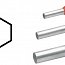 K306K Пресс-клещи для втулочных наконечников 0,08 - 16 мм2 / шестигранный обжим / храповый механизм