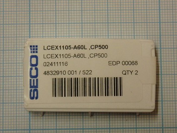 Пластина LCEX1105-A60L CP500 сменная твердосплавная