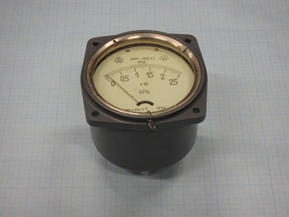 Напоромер НМП-100-25-2.5-У3 0-25kPa IP53 1992г