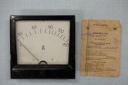 Амперметр Э378 пр.изм.0-150А 150/5 50Гц .кл.т.1,5. 160х160х52