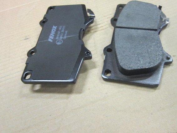 Колодки тормозные передние дисковые fenox bp43197 brake pads toyota 04465-60320 4605a472 4605a481