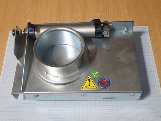 Пневматический демпфер сдвижной Formula Air ADPD Ф100mm типа-AADA000169 P17/2519 PALAMATIC флажок