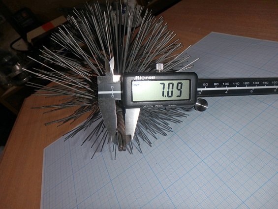 Щетка-ерш стальной Д160х110х180х3.0х1.00мм D160х110х180х3.0х1.00mm диаметр-Ф160мм