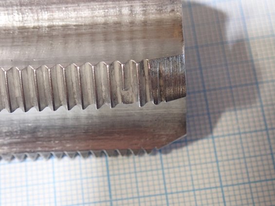 Метчик трубный G1" ОДИН ДЮЙМ БЫВШИЙ В УПОТРЕБЛЕНИИ