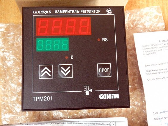 Измеритель-регулятор микропроцессорный ОВЕН ТРМ201-Щ1.И [М03] RS-485 класс точности 0.25