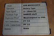 Электропневмопозиционер Power-Genex epr-wn2sn3ntr ELECTRO-PNEUMATIC POSITIONER 4-20mA