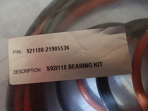 Ремкомплект пневмопривода Bray 921180-21905536 S92/118 bearing kit
