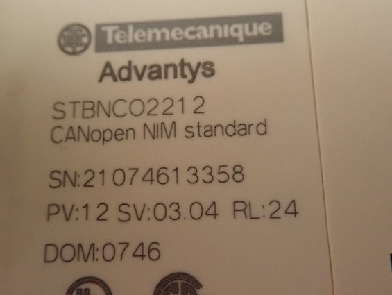 Модуль связи Telemecanique STBNCO2212 бывший в употреблении почти новый гарантия