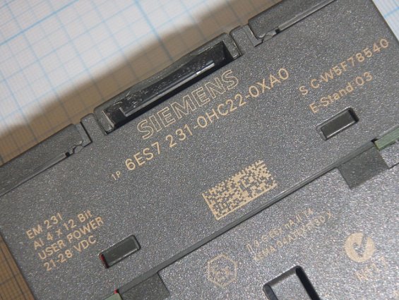 Модуль siemens 6es7-231-0hc22-0xa0 6es72310hc220xa0 бывший в употреблении