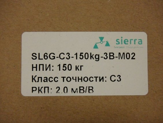Датчик тензометрический ZEMIC L6G-c3-150kg-3G6 sierra SL6G-c3-150kg-3b-m02 НПИ-150кг РКП-2.0мв/в