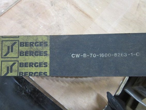 Ремень клиновой широкий Wide V-belt berges cw-b-70-1600-8263-1-c cwb70х18х1600/1685-8259-2-30гр