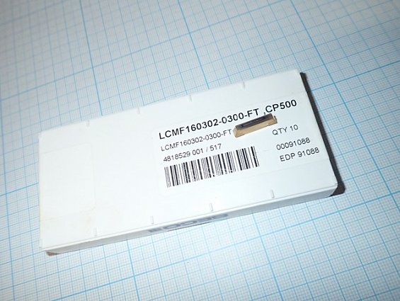 Пластина SECO lcmf160302-0300-ft cp500 00091088 пластина сменная твердосплавная для точени