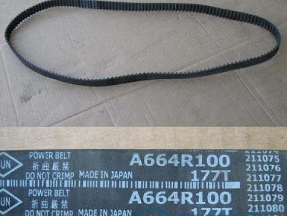 Ремень зубчатый Sun a664R100 177t газораспределения ГРМ TOYOTA AVENSIS CAMRY CARINA