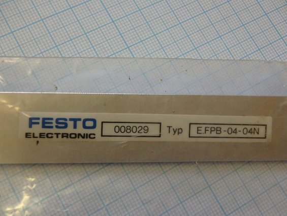 ИЗДЕЛИЕ FESTO ELECTRONIC 008029 Typ E.FPB-04-04N