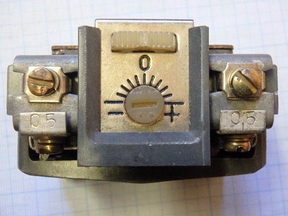 Реле электротепловое токовое ТРН-10 УХЛ4 500V 0,5A 1988г.в.