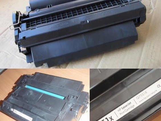 Картридж Q7551X 51Х ЗАПРАВЛЕН для лазерного принтера HP LaserJet P3005dn бывший в употреблении