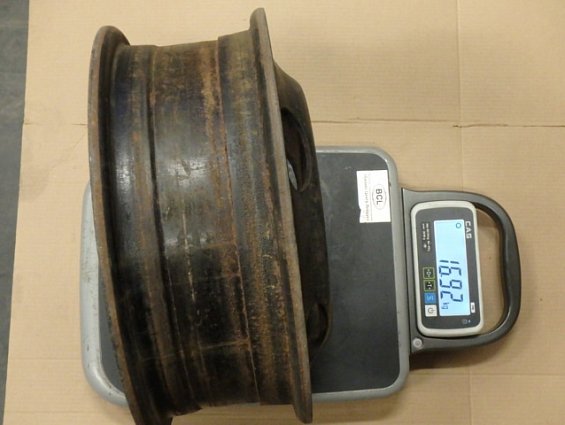 Диск стальной колесный S-BDB5.50Fх16 BDB16х5.50F 115-8 16" 16дюймов 5отверстий под шпильки с кольцом