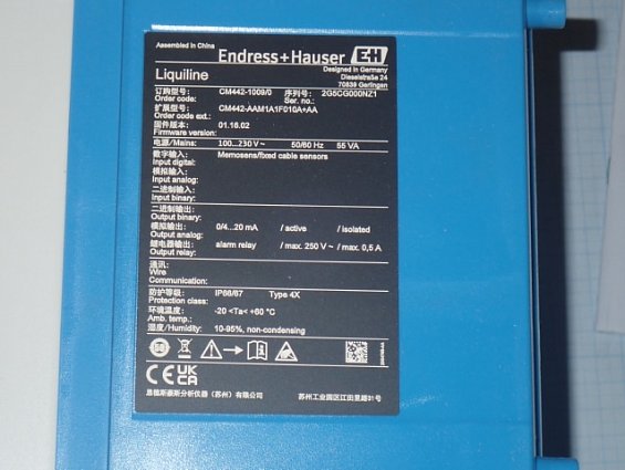 Вторичный измерительный преобразователь Endress+Hauser Liquiline CM442-AAM1A1F010A+AA
