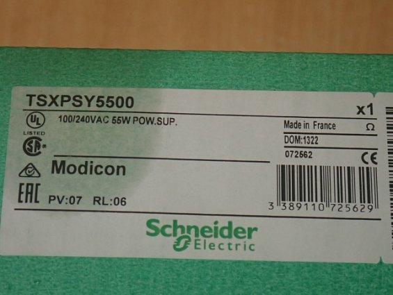 Модуль питания Schneider Electric TSXPSY5500 бывший в употреблении ПОЧТИ НОВЫЙ