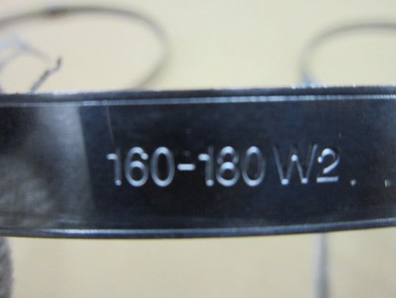 Хомут червячный винтовой S160-180/12 W2 размер диаметр-160-180мм ширина-12мм DIN3017-1 ленточный