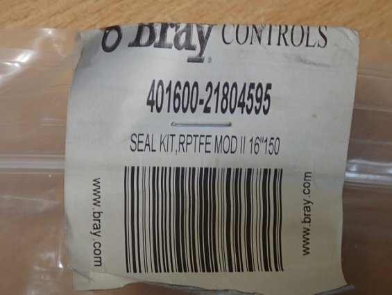Ремкомплект Bray 401600-21804595 SEAL kit RPTFE MOD II 16"150 дискового затвора Bray 40-466-DN400