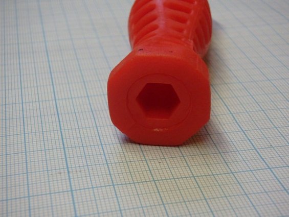 Ручка пластмассовая L=112мм для напильников длиной 300мм производитель завод Металлист