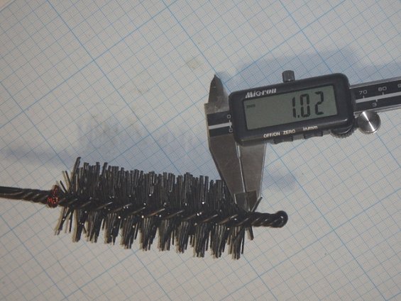 Щетка-ерш стальной Д44х100х160х3.0х1.0мм D44х100х160х3.0х1.0mm диаметр-Ф44мм