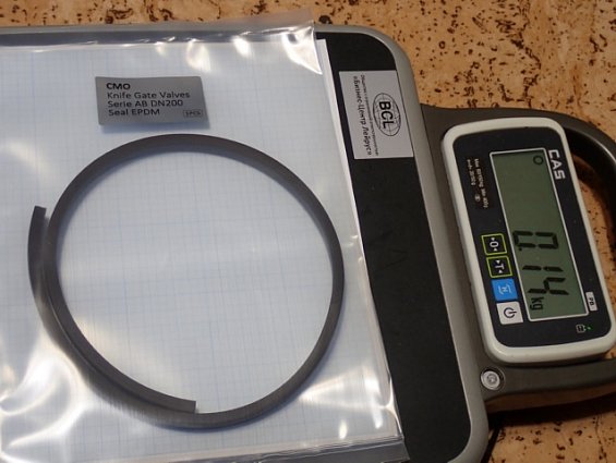 Уплотнение для шиберного затвора EPDM DN200 CMO Knife Gate Valves Serie AB DN200 Seal EPDM манжета в