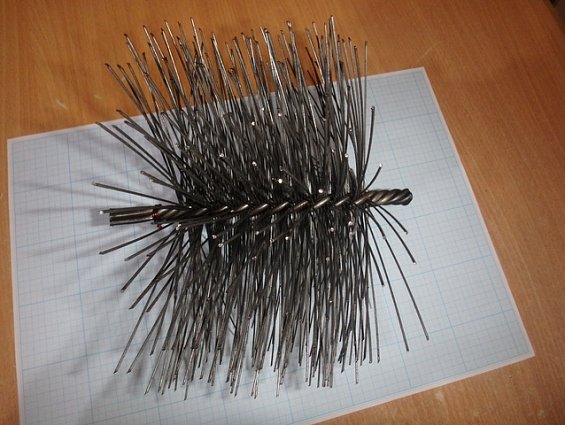 Щетка-ерш стальной Д195х110х180х4.0х1.00мм D195х110х180х4.0х1.00mm диаметр-Ф195мм