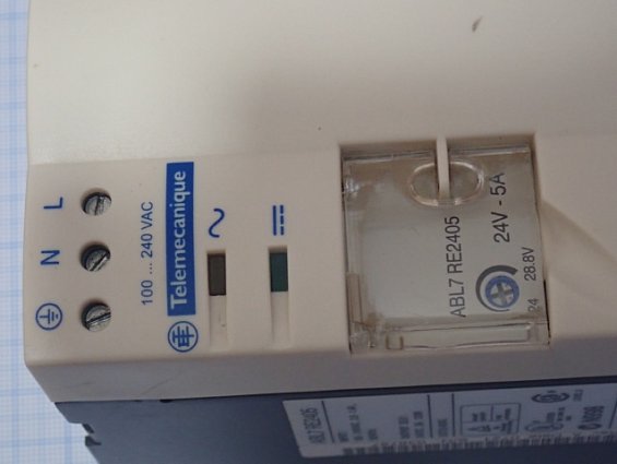 Блок питания Schneider Electric ABL7 RE2405 100-240VAC 24VDC 5A 120W БУ