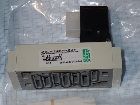 Клапан EMERSON ASCO numatics C12BA4004011B61 24VDC 43004869