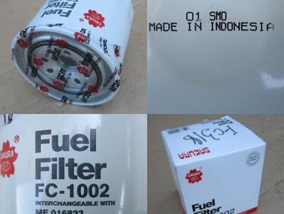 Фильтр топливный JC FC-318 FC-1002 SAKURA ME 016823 Z187 для автомобиля Митцубиши Кантер