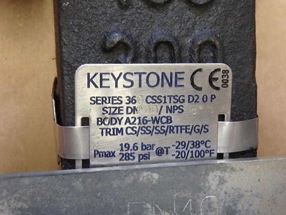 Затвор Keystone k-LOk Series-36 DN200 8" PN16 +260С body a216-wcb trim