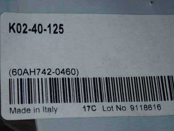 Ремкомплект CAMOZZI K02-40-125 60ah742-0460 набор уплотнений с манжетами поршня серия-40 D=125мм