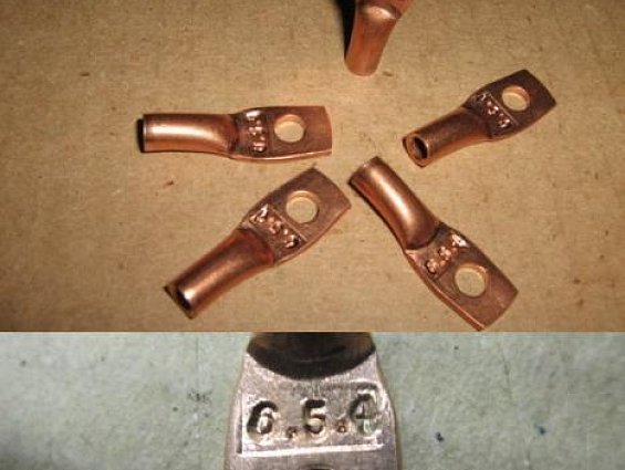 Наконечник кабельный медный под опрессовку Т6-5-4 ГОСТ 7386-80 производитель ЗЭТА